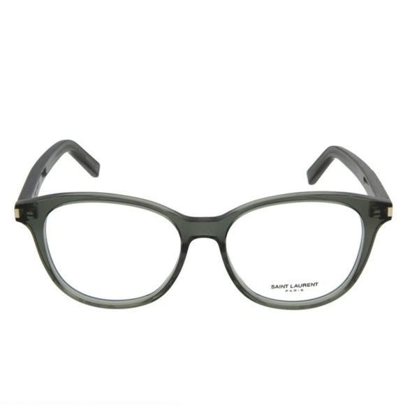 Saint Laurent Transparent Grey Round Eyeglasses! - Picture 2 of 4